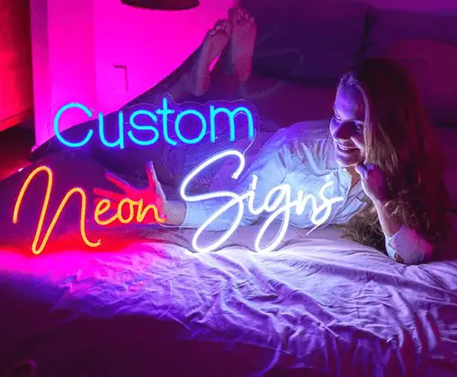 Sinais de néon personalizados